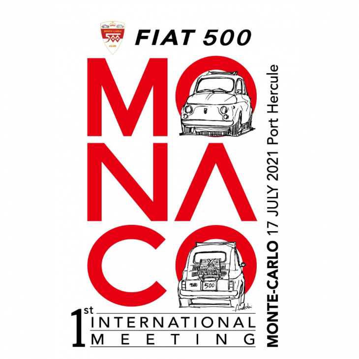 The 1st Monaco International Meeting Historicals Fiat 500