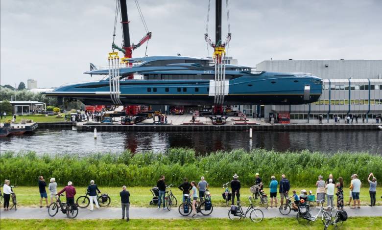 192ft motoryacht PHI at Royal Huisman’s