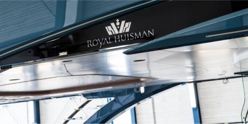 192ft motoryacht PHI at Royal Huisman’s