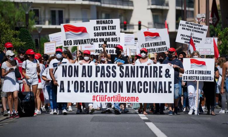 Peaceful demonstration against health pass took place in Monaco