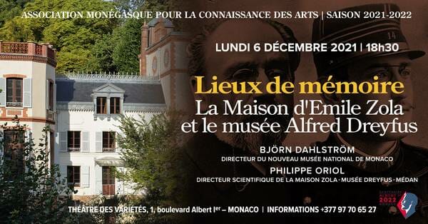 lecture on the topic "Places of Remembrance: the House of Emile Zola and the Alfred Dreyfus Museum"