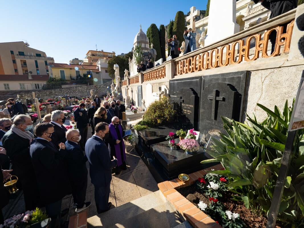 Josephine Baker was commemorated by HSH Prince Albert II