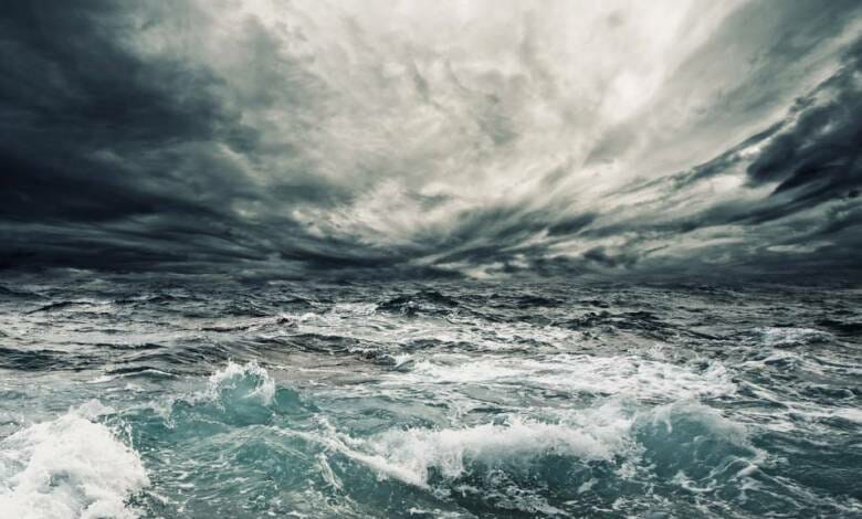 Ocean storm