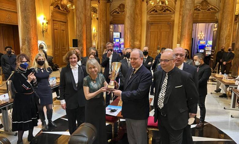 Prince Albert I simultaneous checkmated Game of Chess in Monte-Carlo Casino