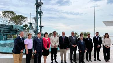 Albert II unveils Lartigue Fountain’s return to Larvotto