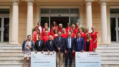 Femmes Leaders Mondiales Monaco presents cheques to Cardiothoracic Centre and Princess Grace Hospital