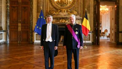 Credentials presented to His Majesty the King of the Belgians