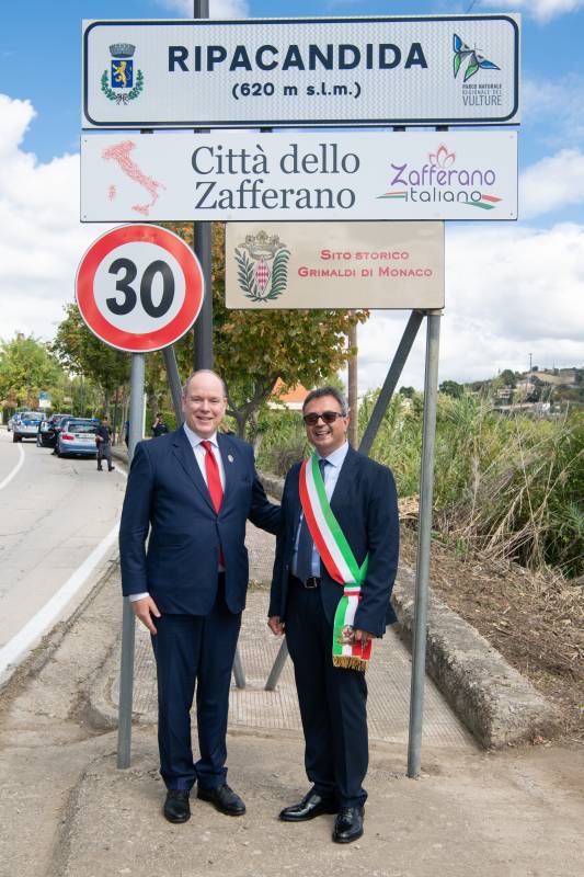 The Grimaldi Historical Sites network of Monaco: Prince Albert II visits two Italian regions