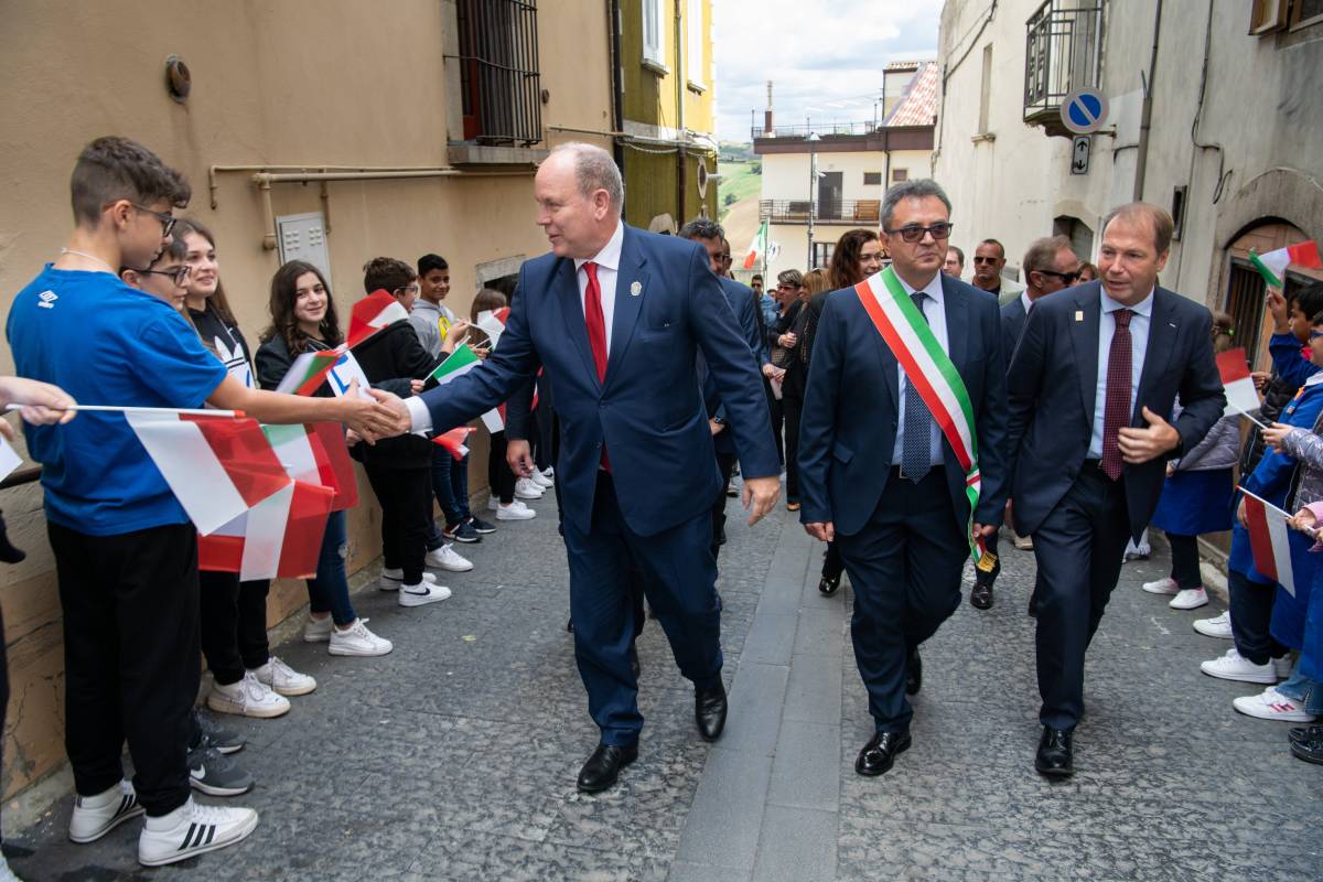 The Grimaldi Historical Sites network of Monaco: Prince Albert II visits two Italian regions