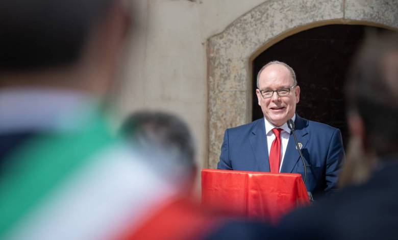 The Grimaldi Historical Sites network of Monaco: Prince Albert II visits two Italian regions