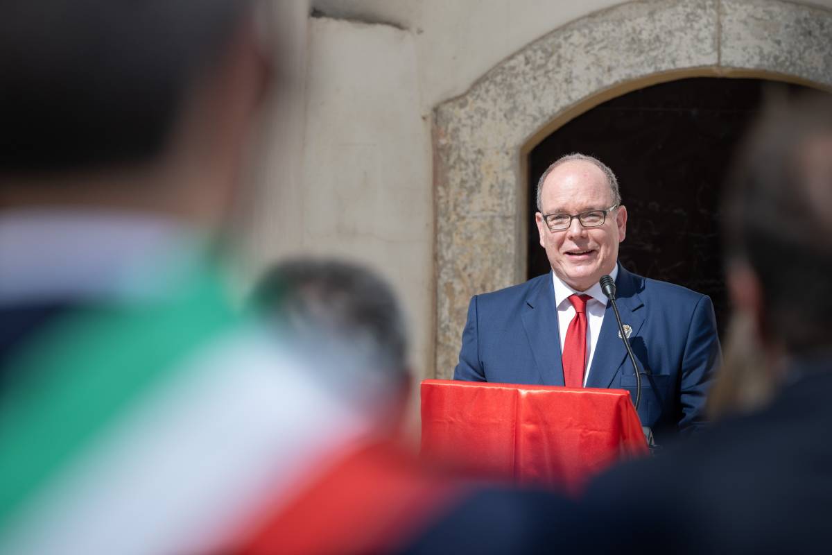 The Grimaldi Historical Sites network of Monaco: Prince Albert II visits two Italian regions