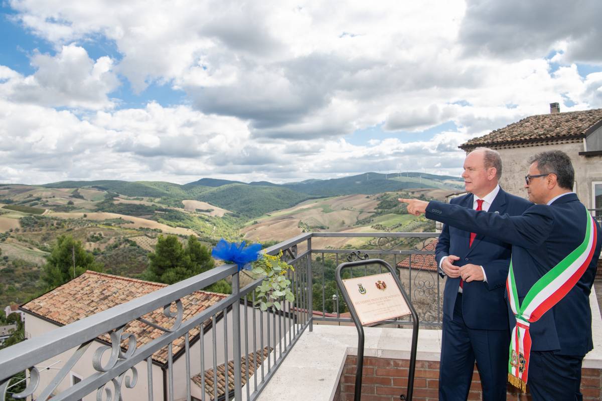 The Grimaldi Historical Sites network of Monaco: Prince Albert II visits two Italian regions