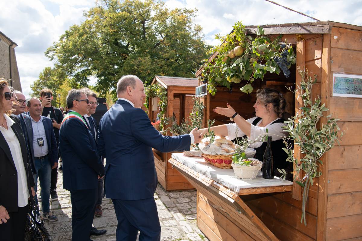 The Grimaldi Historical Sites network of Monaco: Prince Albert II visits two Italian regions