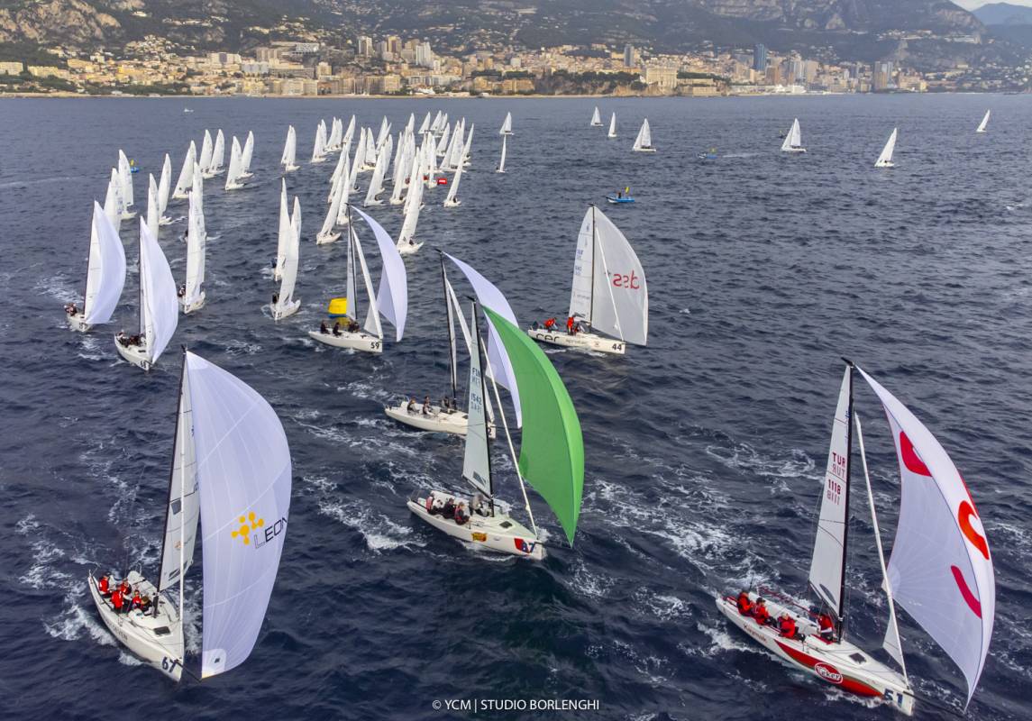Monaco J/70 World Championship Swiss on top of the Worlds