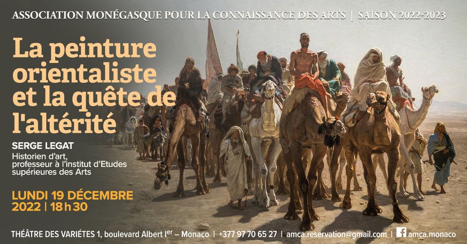 Lecture - "Orientalist painting and the quest for alterity"