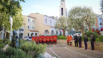 Ceremony in honour of firefighters who died in WWI