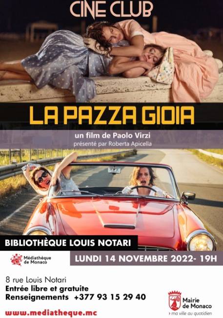 Screening of the film "La pazza gioia"