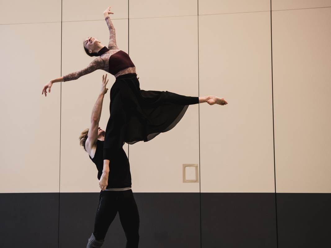 A young talent invited occasionally to dance for Les Ballets de Monte-Carlo