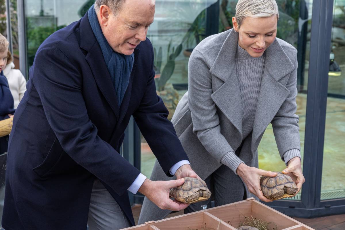 Prince Jaques and Princess Gabriella help bring Endangered Tortoises to Senegal