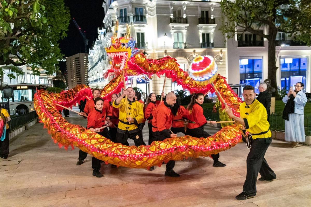 The Principality Joins the Dragon to Bring Luck to Chinese New Year