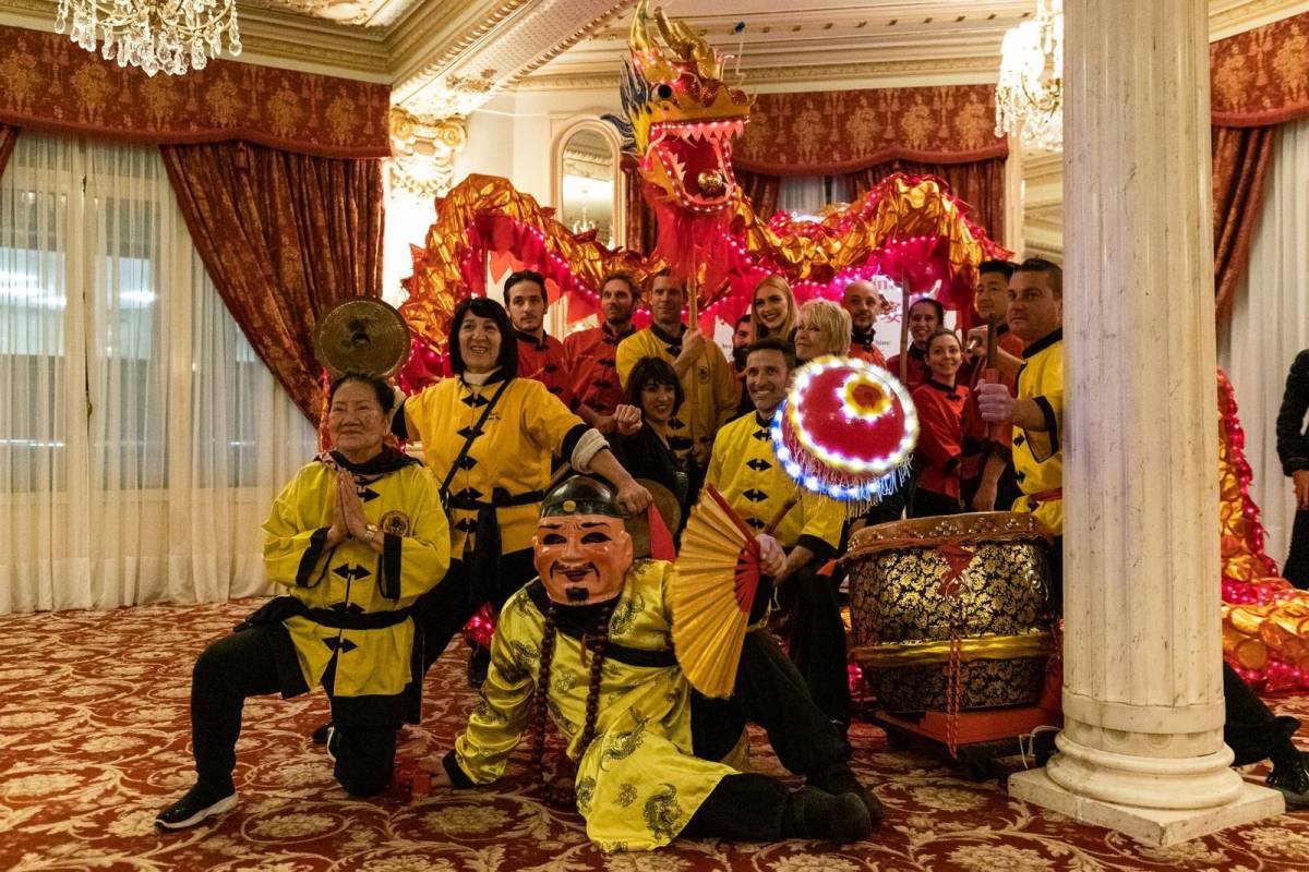 The Principality Joins the Dragon to Bring Luck to Chinese New Year