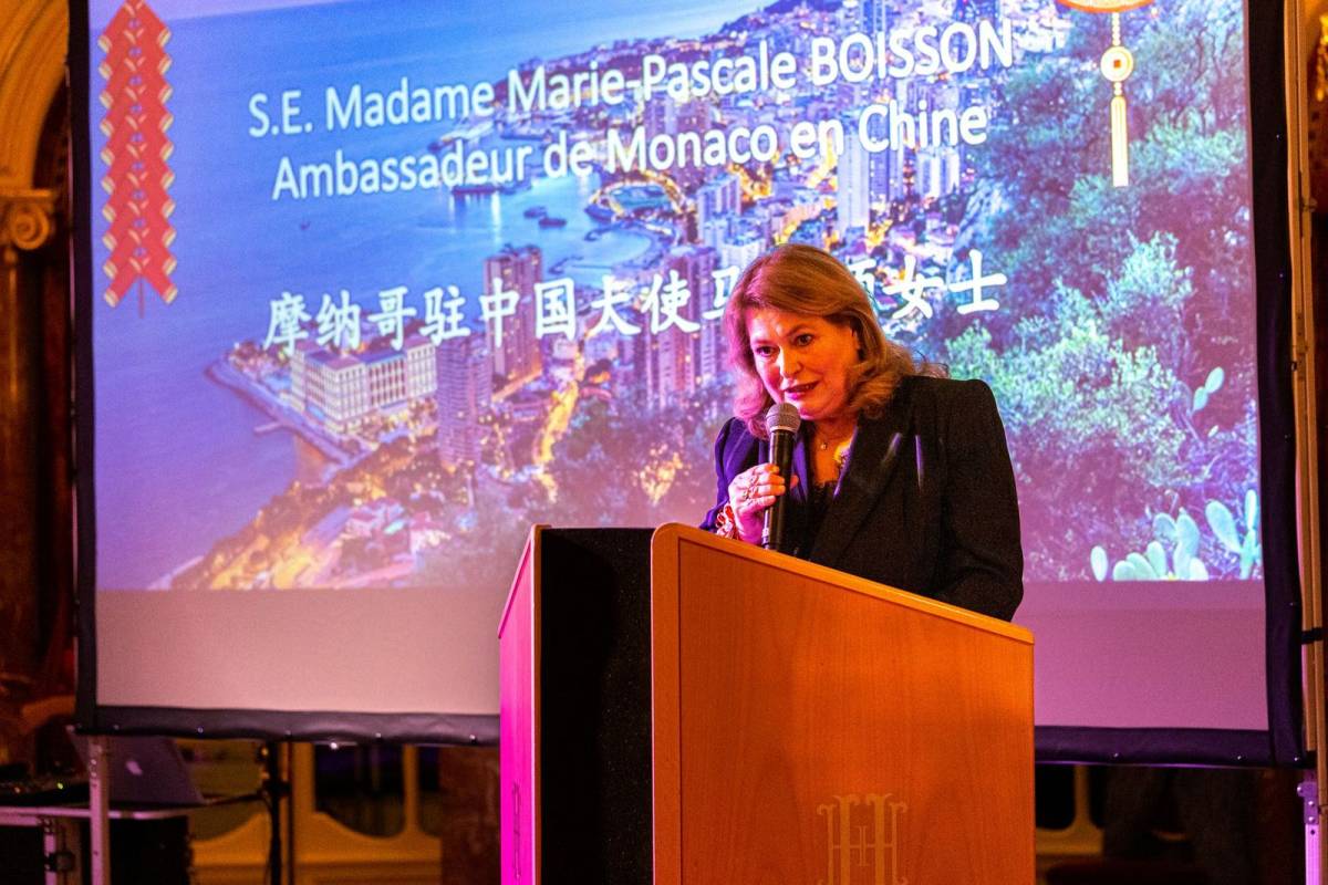 Her Excellency Mrs. Marie-Pascale Boisson, Ambassador of Monaco to China