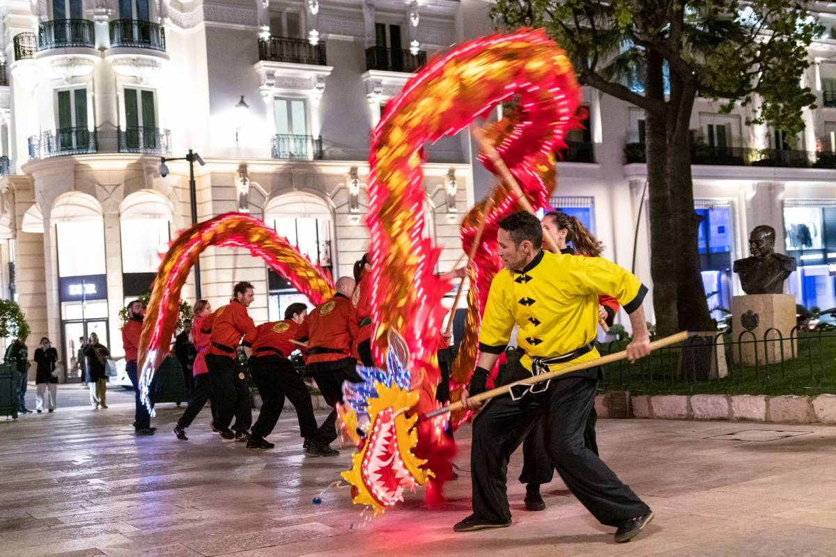 The Principality Joins the Dragon to Bring Luck to Chinese New Year