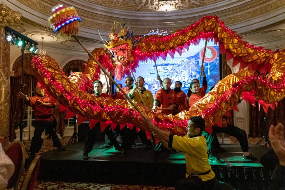 The Principality Joins the Dragon to Bring Luck to Chinese New Year