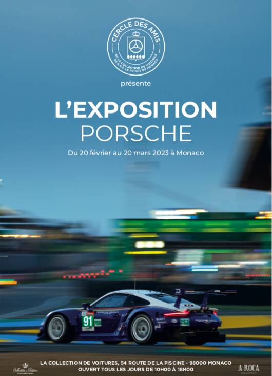 Exhibition of “75 years of Porsche sports cars”