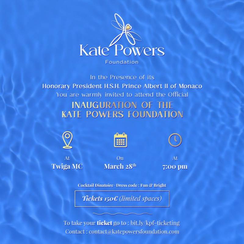 Kate Powers Foundation's inauguration in Twiga