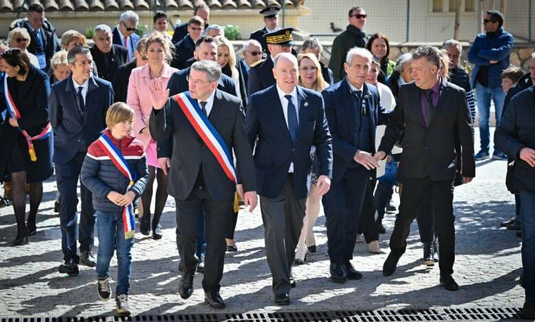 Prince Albert II makes Historical visit to Ollioules