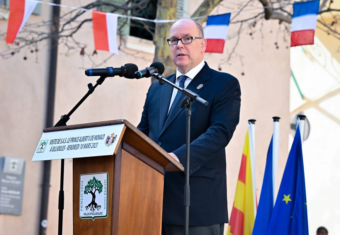 Prince Albert II makes Historical visit to Ollioules