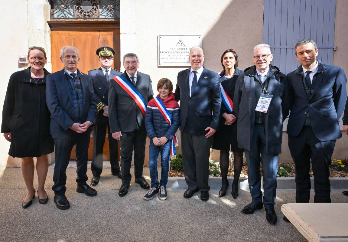 Prince Albert II makes Historical visit to Ollioules