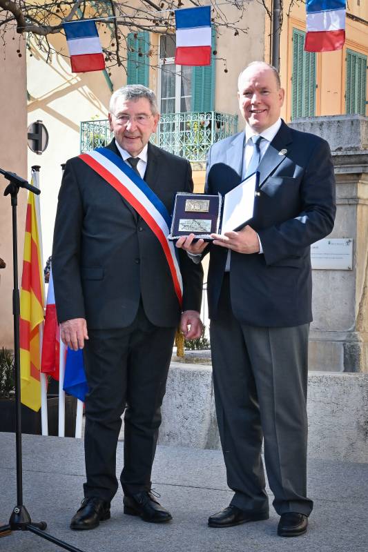 Prince Albert II makes Historical visit to Ollioules