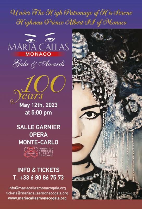 Maria Callas Monaco Gala & Awards 2023