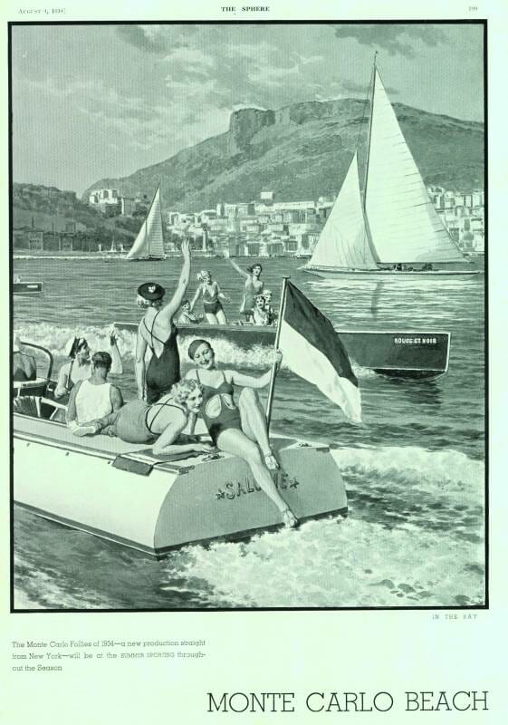 By 1934, Monaco had become a popular summer resort.