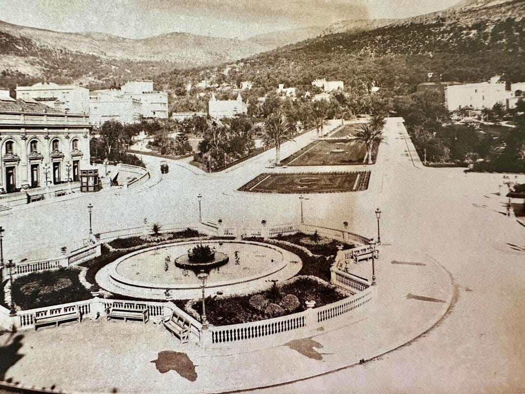 Place du Casino 150 years ago. 