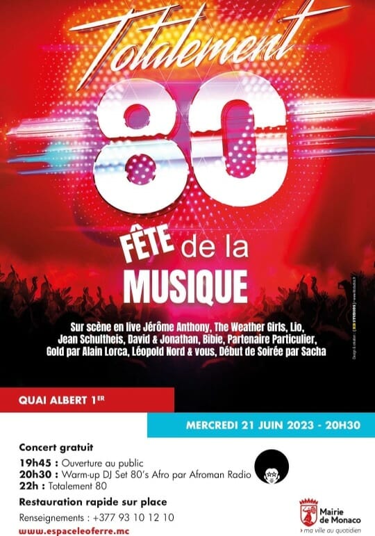 Fête de la Musique: TOTALEMENT 80