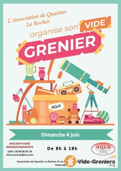 "Vide Grenier du Rocher" jumble sale