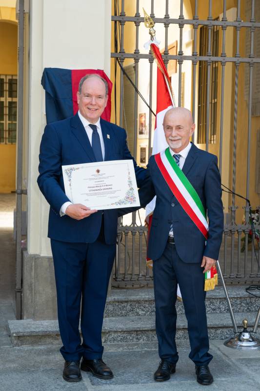 Prince Albert II makes Historical Trip to Piedmont and Liguria