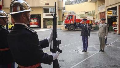 Monaco Fire and Emergency Service: official visit from Brignoles