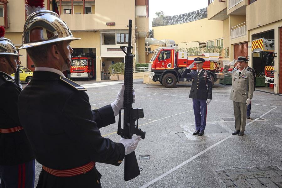 Monaco Fire and Emergency Service: official visit from Brignoles