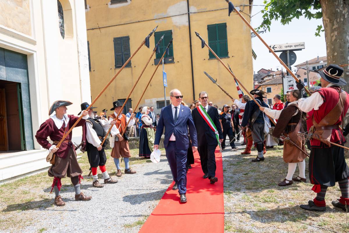 Prince Albert II makes Historical Trip to Piedmont and Liguria