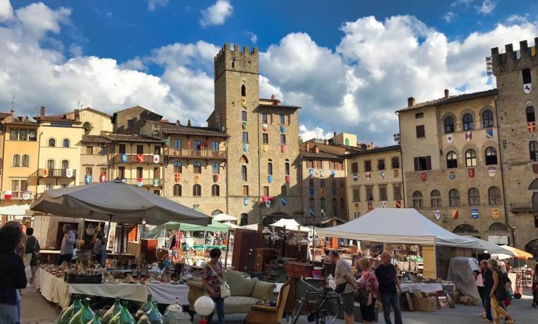 antique markets of Tuscany and Provence