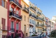 Monaco view. Old Town Streets