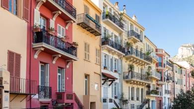 Monaco view. Old Town Streets