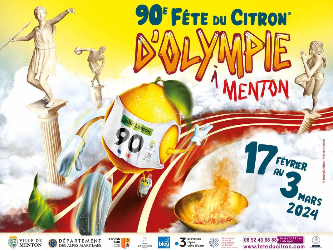 The 90th Lemon Festival in Menton