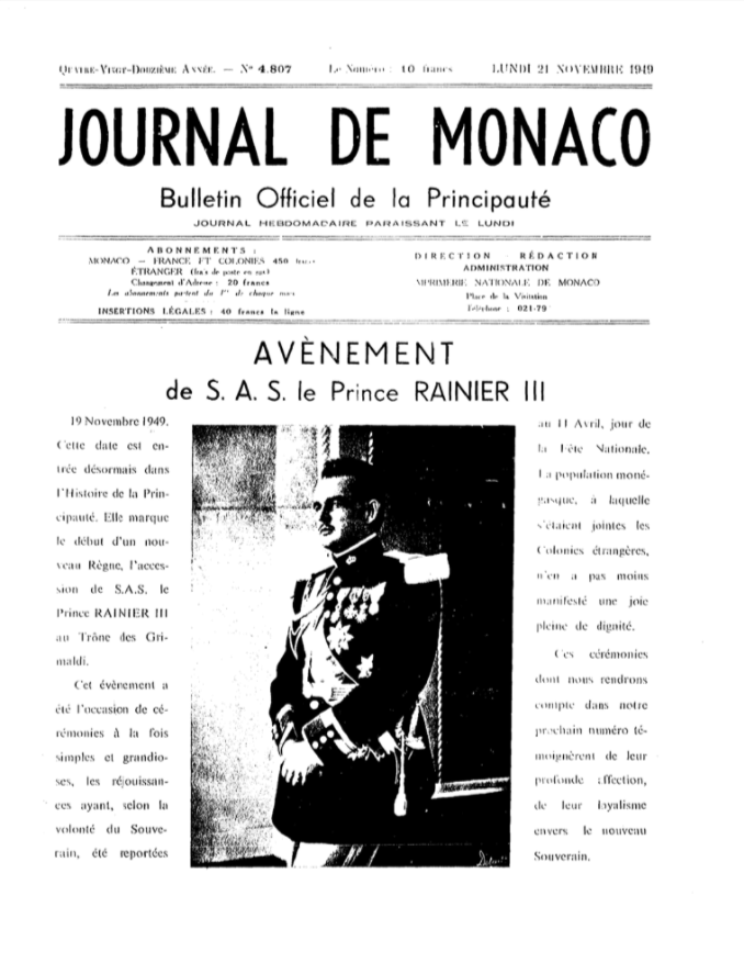 Did you know? “L'Eden”, the first magazine about Monaco