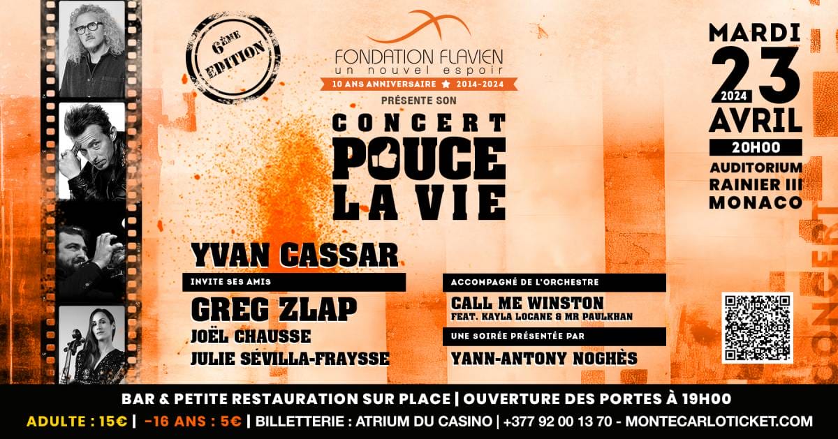"Pouce La Vie #6", Flavien Foundation Concer