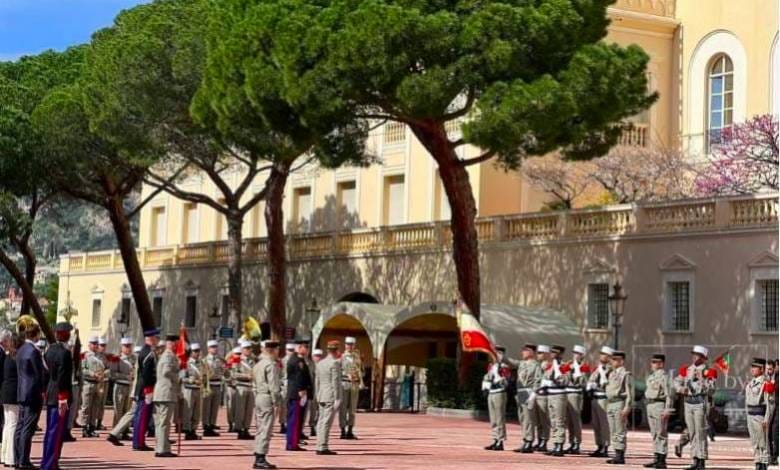 Prince Albert II attends White Képis Ceremony